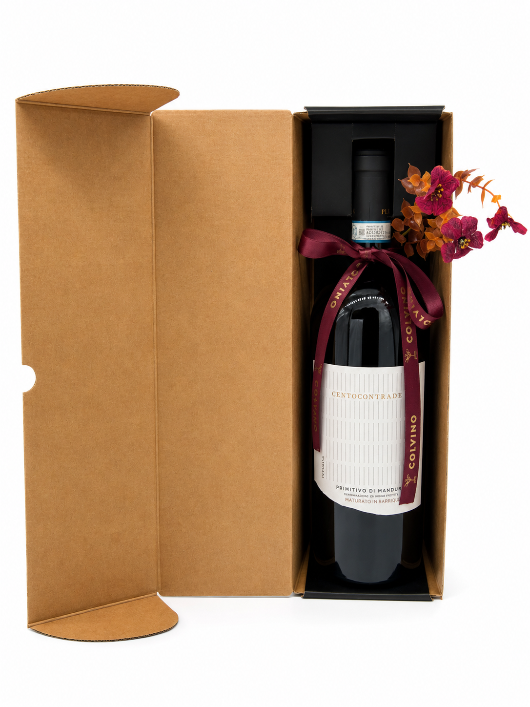 Geschenkflasche Centro Contrade – Cantine Pliniana – Primitivo di Manduria Magnum