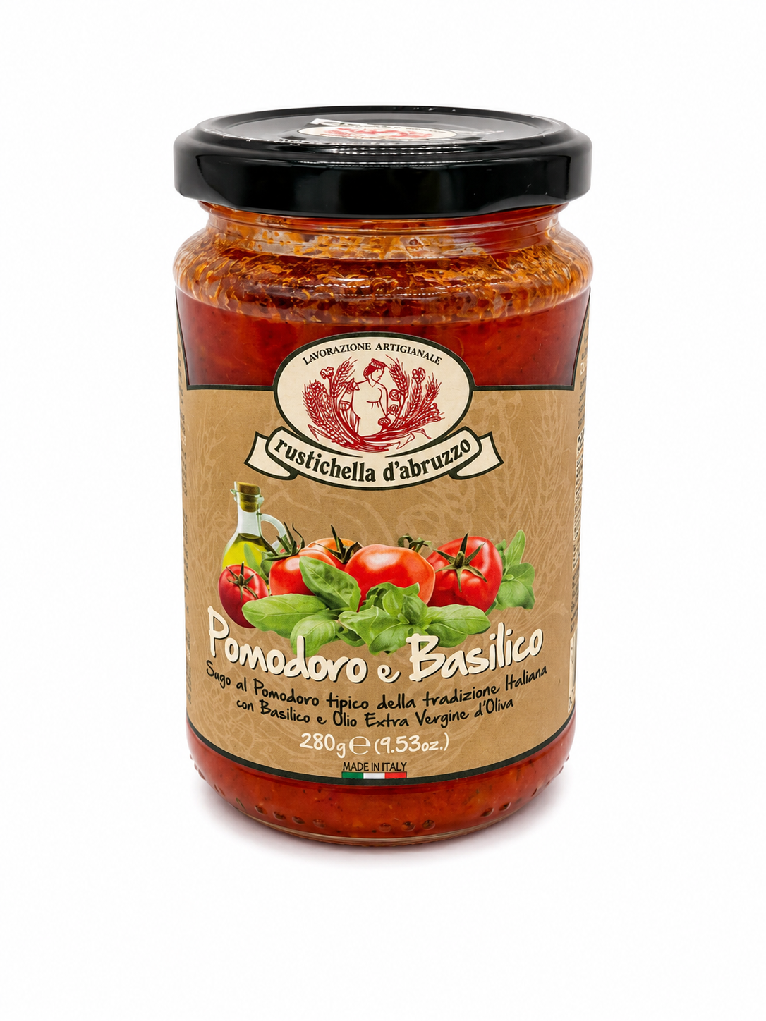 Sugo al Pomodoro e Basilico – Rustichella d’Abruzzo – Tomaten-Basilikum-Sauce