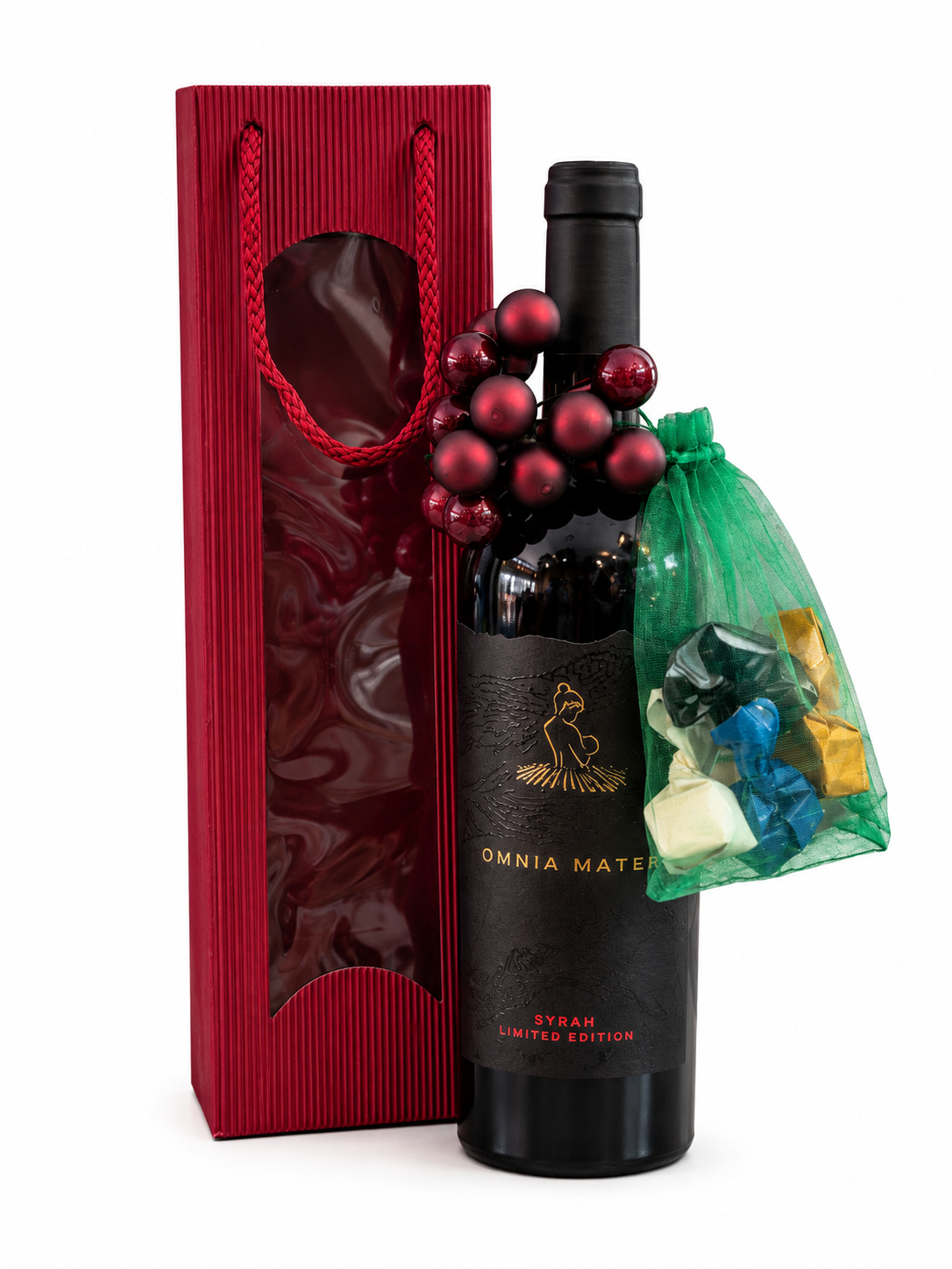 Omnia Mater Syrah & Trüffelpralinen Set