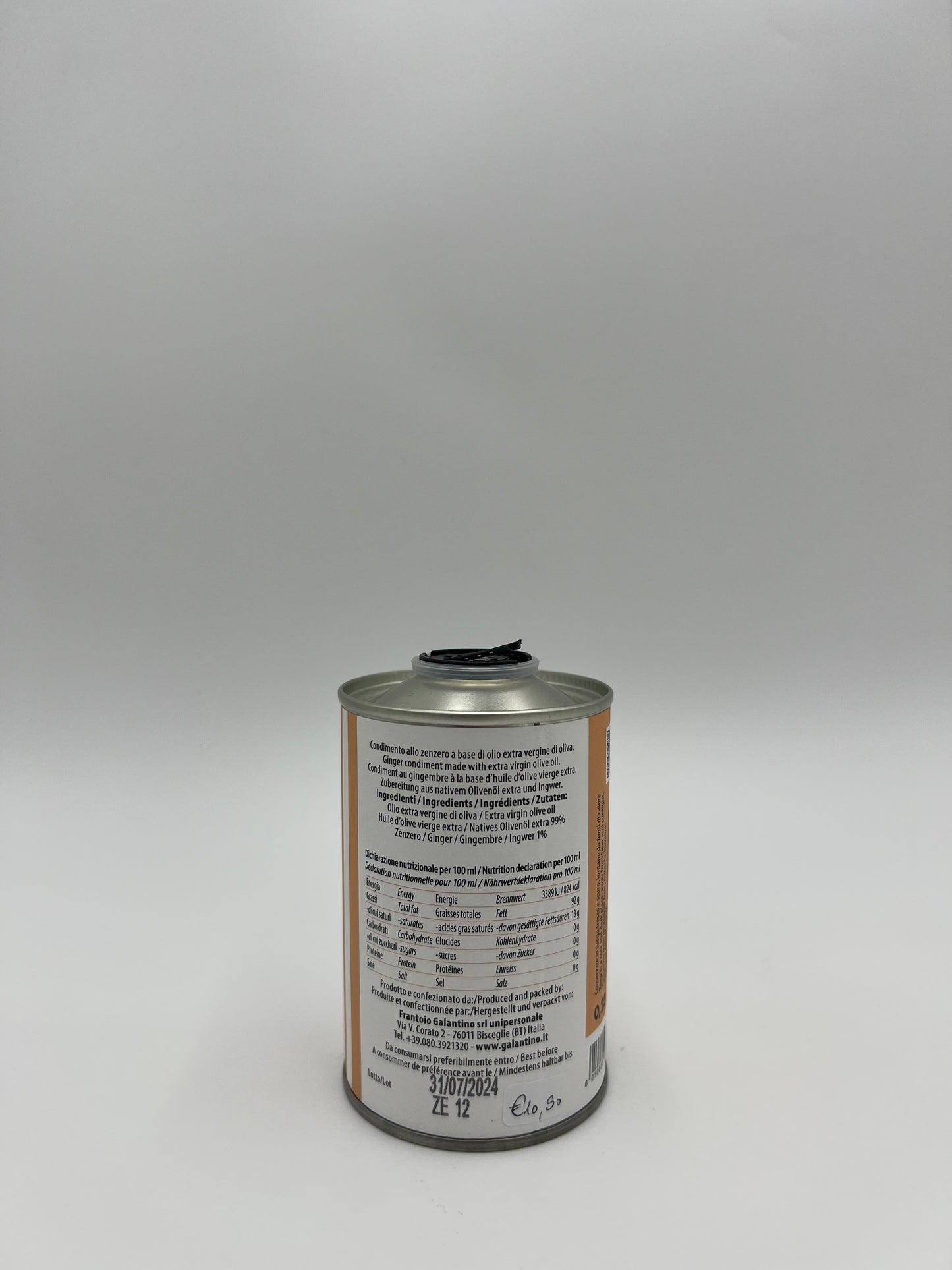 GALANTINO - Olio Extra Vergine Di Oliva Zenzero - Ingwer