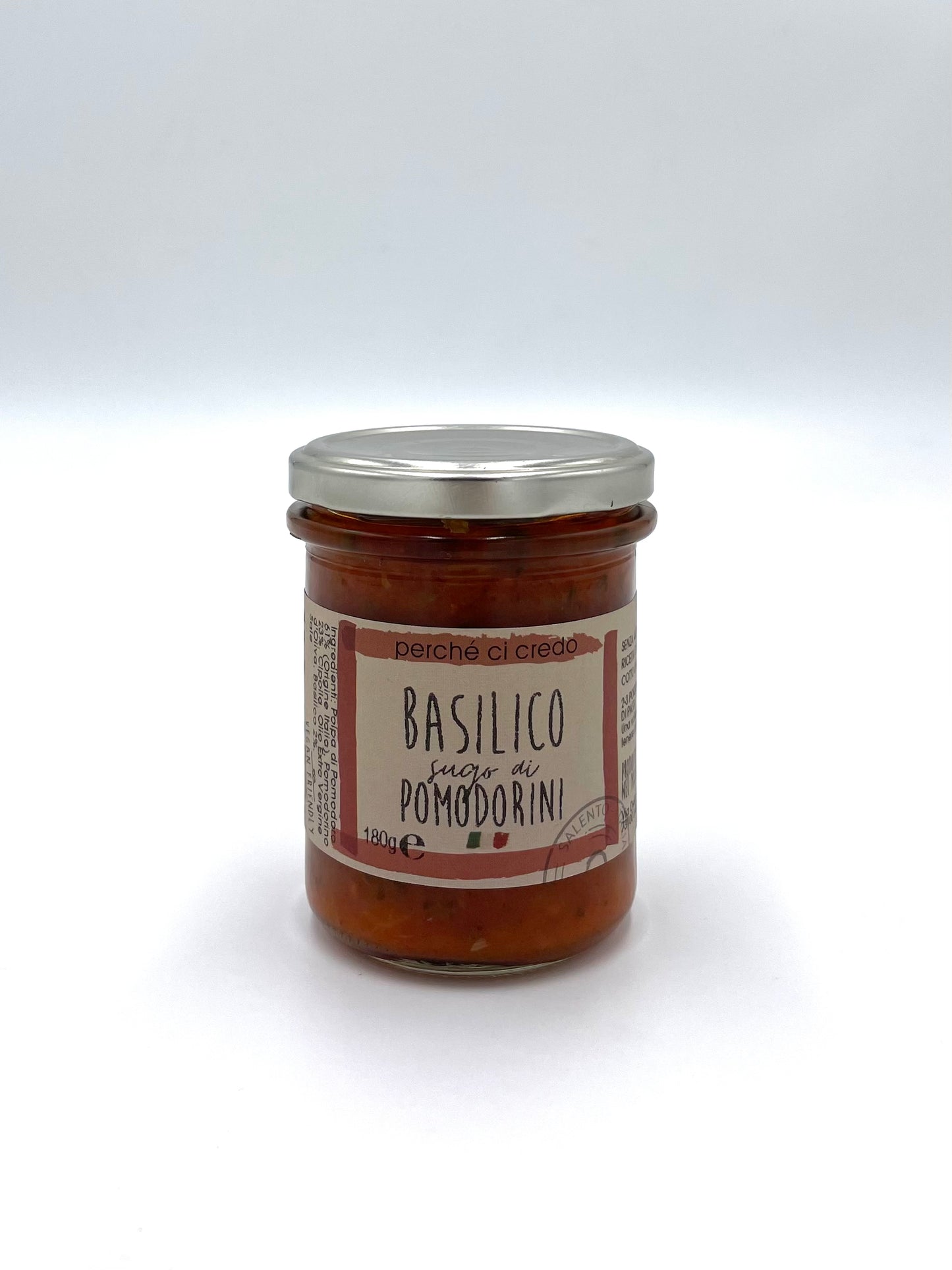 Perché ci credo - BASILICO SUGO DI POMODORINI BASILIKUMSAUCE MIT KIRSCHTOMATEN