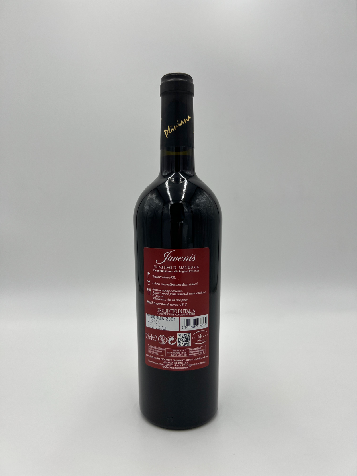 Wein: Pliniana: Primitivo di Manduria „Juvenis”