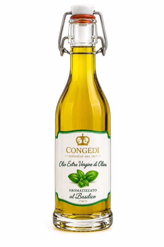 Congedi – Olio Extra Vergine di Olivia - Basilico