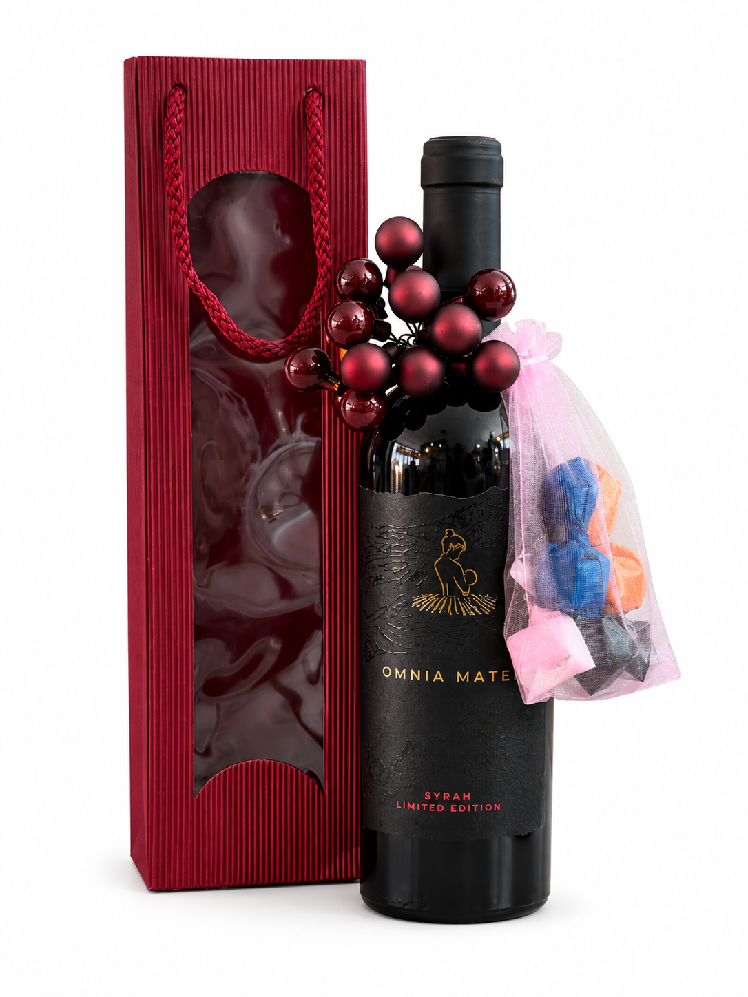 Omnia Mater Syrah & Trüffelpralinen Set