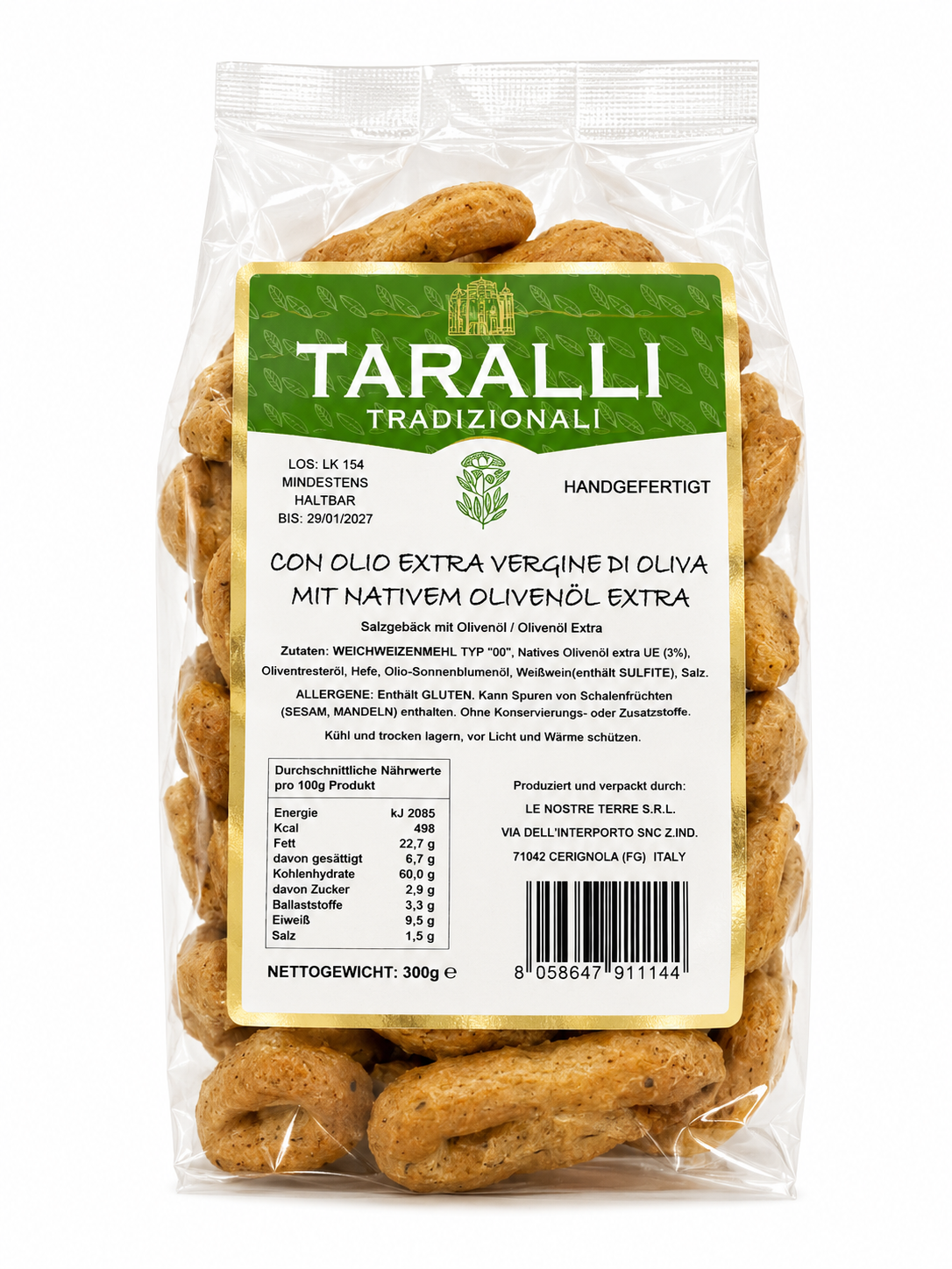 Taralli Classici – mit nativem Olivenöl