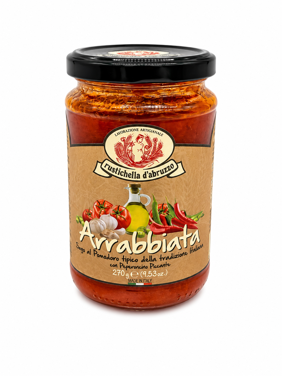 Sugo all'Arrabbiata – Rustichella d’Abruzzo – Pikante Tomatensauce