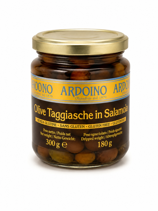 Olive Taggiasche in Salamoia – Ardoino – Taggiasca Oliven in Salzlake