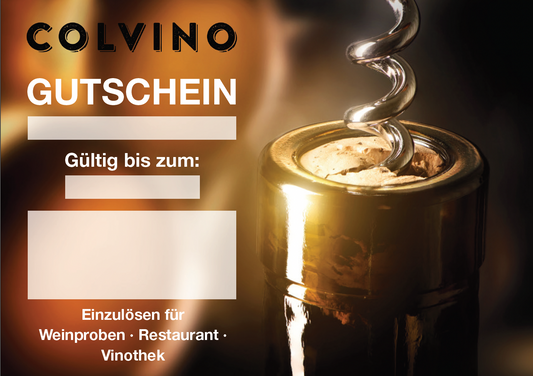 Colvino Geschenkgutschein - Weinproben