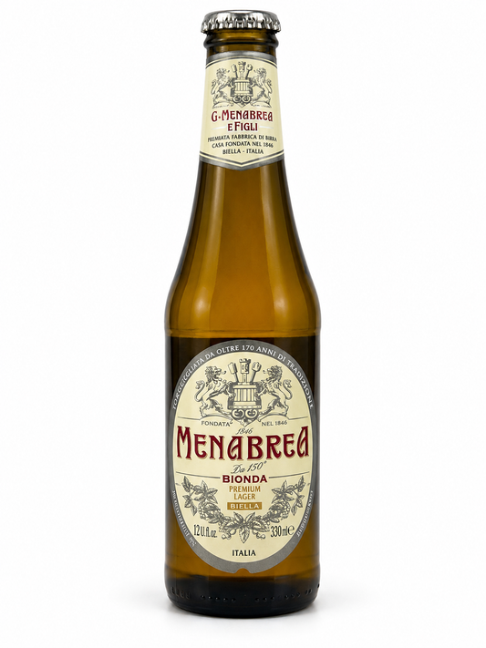 Birra Menabrea Bionda – Italienisches Premium-Lagerbier